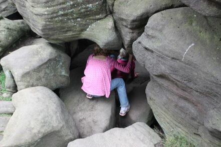 Children love playing hide & seek among this bizarre rock formation.
