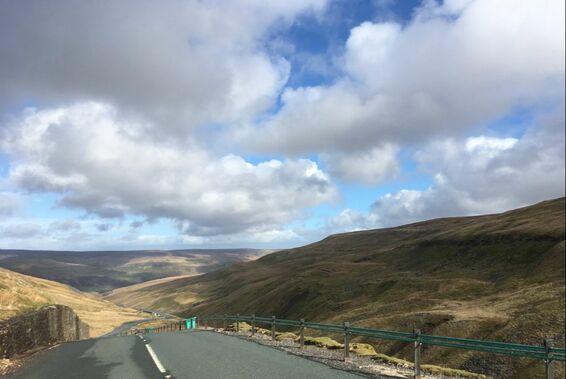 The Buttertubs Pass is one of the Yorkshire Dales' most iconic roads: twisting, turning, rising and suddenly dipping for just over 5 miles between Hawes and Thwaite.