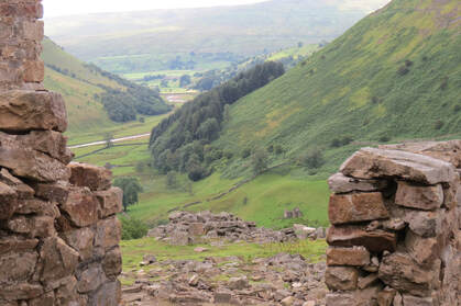 From the Old Norse name for 'long meadow or clearing', Langthwaite is a small settlement which hugs the beck after the wild moor.
