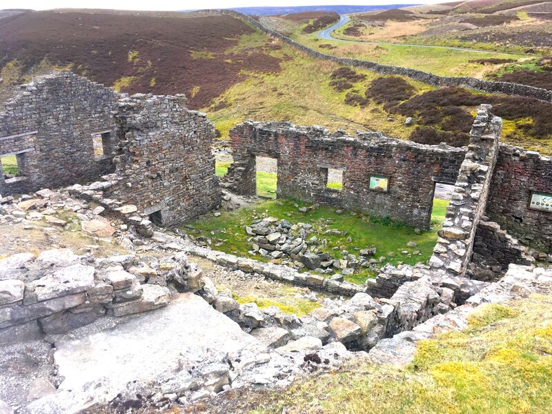 From the Old Norse name for 'long meadow or clearing', Langthwaite is a small settlement which hugs the beck after the wild moor.