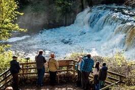 Supposedely visited by Wordsworth and sketched by Turner, Aysgarth Falls are a must visit