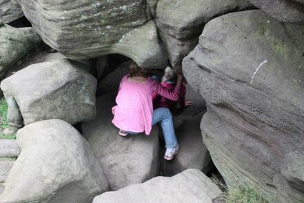 Children love playing hide & seek among  this bizarre rock formation.